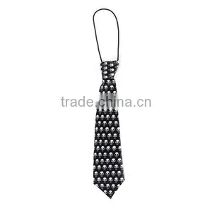 Popular Design Manufacturer Custom Halloween Skull Terylene Mens Necktie thumbnail-1