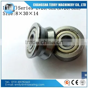 LV20/8zz or 2rs Double Row V Groove Track Roller Bearings thumbnail-1