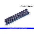 66 Keys Black Metal Keyboard Aluminum Alloy Back Panel With Optical Trackball thumbnail-1