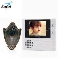 TS-YP3507B Digital Peephole Door Viewer Doorbell Doorphone Anti-theft Alarm Video Night Vision (Peltate) thumbnail-1