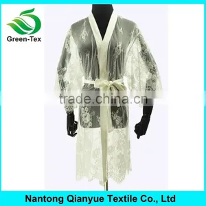 Fancy Wholesale Women Sexy Lace Bridal Bathrobe thumbnail-2