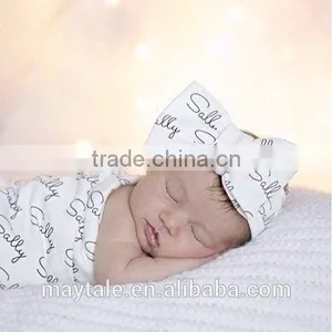 47"x47" Large Jersey Knit Swaddle Blanket thumbnail-5