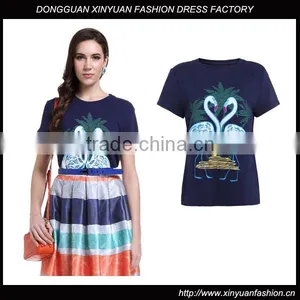 Ladies' New Design Custom T Shirt thumbnail-1
