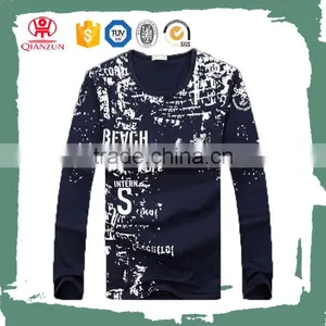 Custom Cotton Long New Model Printing T-shirt thumbnail-1