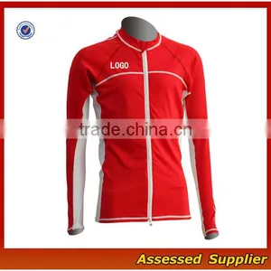 Red Sun Protective Wholesale/Sportswear Manufacturer Women Long Sleeve Rush Guard/---AMY164287 thumbnail-1