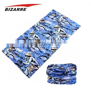Low Cost Custom Neck Scarf Printed Fashionable Polyester Scarf For Unisex thumbnail-1