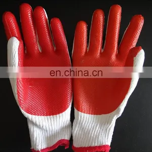 Cotton Working Gloves With Anti-slip Latex on Palm thumbnail-1