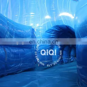 Valcano Bule Corkscrew Inflatable Water Slide With Pool for Kids thumbnail-5