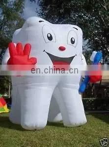 2017 Hot Sale Inflatable Tooth, Giant Inflatable Toothbrush, Inflatable Tooth Balloon for Advertising thumbnail-1