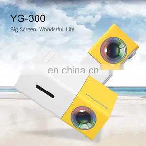 YG300 Built-in Battery Portable Mini Pocket Projector HD 1080P Mini Projector YG300 With TV Tuner Outdoor Home Cinema Theater thumbnail-1