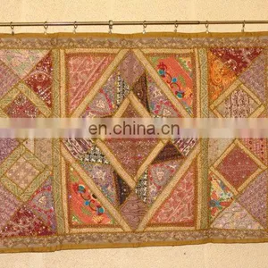 Indian Ethnic Patchwork Handmade Designer Wall Hanging thumbnail-1