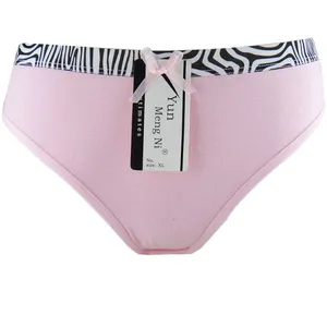 Yun Meng Ni Sexy Underwear G-string Zebra Printing Sexy Panties Cotton Thongs For Women thumbnail-4