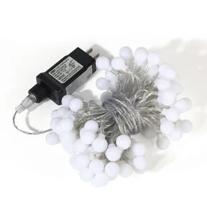 10M 100LEDs Ball Fairy String Light 8 Modes Waterproof Outdoor Holiday Christmas Decoration Light CE UL Certification thumbnail-1