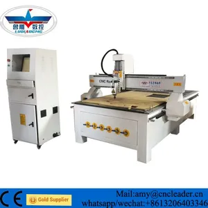 Wood WPC Board Decoration CNC Carving Router Machine 1200*1200mm thumbnail-4