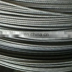 China Manufacturer High Tensile 6.5mm 7.0mm Prestressed Cable Low Relaxation pc Wire With Spiral Ribs thumbnail-2