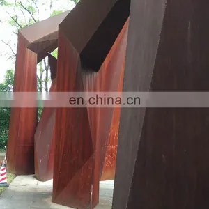 Corten Steel Texture Outdoor Corten Steel Sculpture thumbnail-1