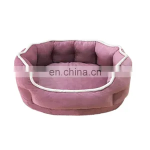 Orthopedic Dog Bed Memory Foam Pet Bed Soft Velvet Fabric With Removable Washable Cover thumbnail-1
