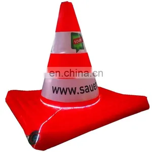 High Quality Customized Inflatable Traffic Cone , Inflatable Roadblock Snow Cone Model,Inflatable Roadblock Balloon For Project thumbnail-1