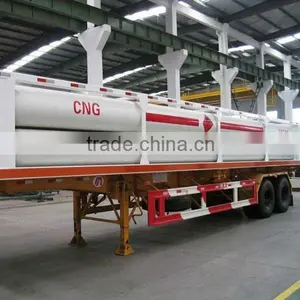 ISO Standard 25Mpa 6960Nm3 Container Trailer Chassis thumbnail-1