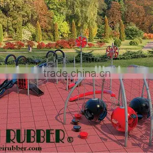 Recycled Tire Flooring/ Playground Rubber Mats Quality Choice thumbnail-4
