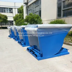 Heavy Duty Thickened Waste Bottom Dumping Stackable Self Dumping Aluminum Scrap Iron Scrap Box Manufacturer Customized Package thumbnail-1
