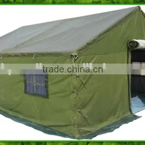 Blend Recycle Fabric Weaving Yarn Factory for Tent Green Colour HB282 China thumbnail-2