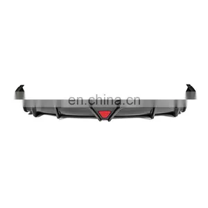 so Cool Carbon Fiber Diffuser for Model X High Quality Diffuser With Brake Light for Tesla Model X thumbnail-1