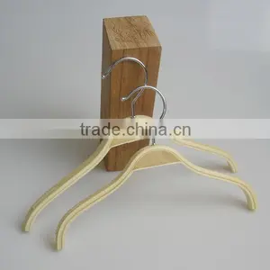 Wooden Hanger Factory Fashion Women Clothing Hanger for Dress Used Clothing Racks for Sale thumbnail-2