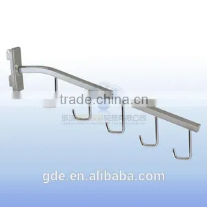 5 Hooks Metal Chrome Slatwall Display Accessories thumbnail-4