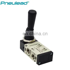 VBN Series 2 Position 5 Way Hand Valve Pneumatic Air Hand Control Manual Solenoid Valve thumbnail-4