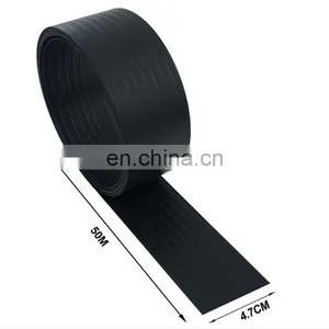 Dark Grey 4.7cmx50m 100 Clips Hard Plastic PVC Strip Screen Fence Zaun Streifen Hart thumbnail-1