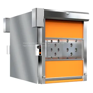 MRJH Fast Rolling Shutter Door Explosion-Proof Curtain Fully Automatic 304 Stainless Steel Cargo Air Shower thumbnail-1