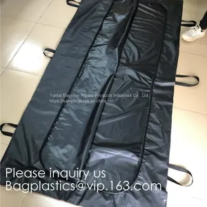 Body Bags, CE Death Body Bag For Virus Infected Patient Black Body Mortuary Bags For Dead Bodies Corpse Storage Bag thumbnail-2