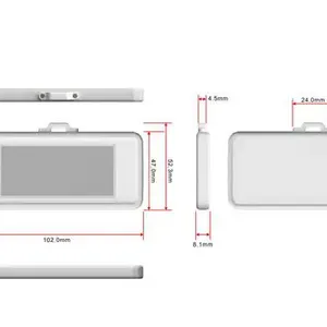 Waterproof Eink Epaper IP67 NFC Batteryless EPD Tag Digital Shelf Label thumbnail-1