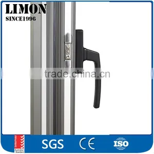 Outwards Opening Aluminum Bi Folding Windows and Doors With Double Glass thumbnail-3