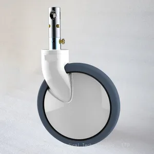 Heavy Duty Hospital Bed Caster Wheels, Medical Imaging Equipment and Vehicle Nylon Trolley Castor Wheel thumbnail-1