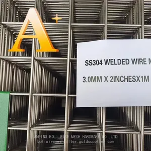 Customized Stainless Steel 304 316 Welded Screen 3mm 4mm 6mm Thickness Welded Mesh Stainless Steel Welding Screen Netting thumbnail-4