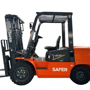 Diesel Forklift Truck 3 Ton 3.5 Ton 5 Ton Diesel Isuzu Engine Forklift Prices for Sale With EURO 5 Engine thumbnail-1