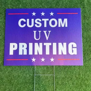 Carteles personalizados de patio de coroplast para exteriores – Paneles de plástico corrugado resistentes a las inclemencias del tiempo de 4 mm y 18x24 thumbnail-3