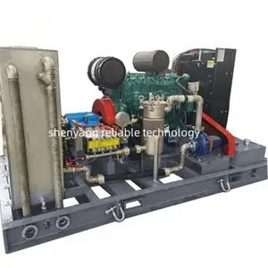 Customizable Diesel Electric Fuel High Pressure Water Jetting Machine 1000Bar Metal Construction New Used Engine Motor thumbnail-5