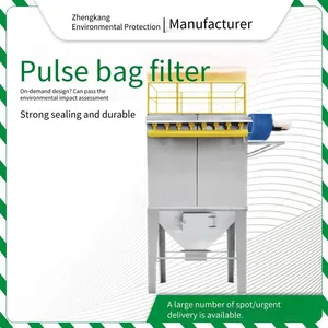 Workshop Dust Collector, Pulse Bag Dust Collector, Dust Collector for Silo Top Equipment, Environmental Protection Dust Collector thumbnail-2
