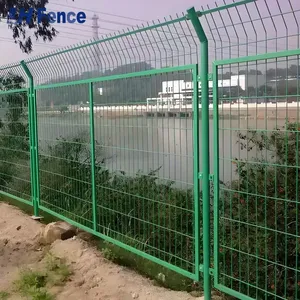 Wholesale High Quality Pvc Iron 3D Curved Mesh Wire Fence Panels thumbnail-5