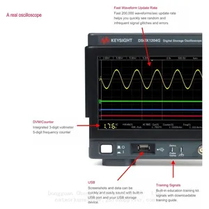 Keysight DSOX1204A Oscilloscope 70 100 200 MHz, 4 Analog Channels thumbnail-2