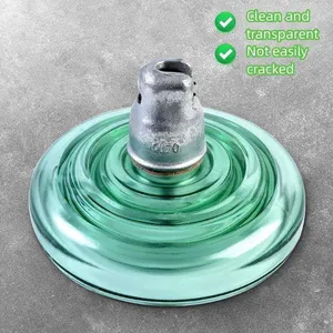 Transparent Glass Insulator U70BS 210, Rated for 70kN Mechanical Strength thumbnail-4