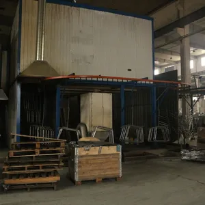 Automatic Electrostatic Powder Coating Spraying Line for Automotive Wheel Rims and Aluminum Profiles thumbnail-3