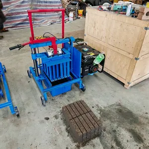 Ecological Small Mobile Brick Making Machine Brick Press Machine With Paving Brick Mould thumbnail-4