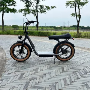 20inch Electric Curiser Scooter Motorcycle With Bench Seat thumbnail-4