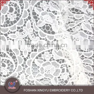 Chinese Manufacturer Cutwork Embroidery Dress Types of Net Lace Fabric With Meticulous Care Design thumbnail-1