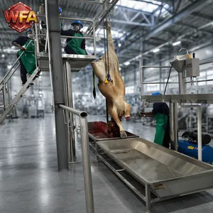 Stainless Steel 304 Cattle Slaughter Equipment Hydraulic Cow Dehiding Machine Bovine Slaughter Processing Equipment thumbnail-1