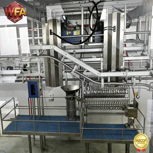 Hydraulic Cattle Stunning Box Carcass Splitting Saw Automatic Cow Hide Skinner Removal Machine Slaughterhouse Rail System thumbnail-5